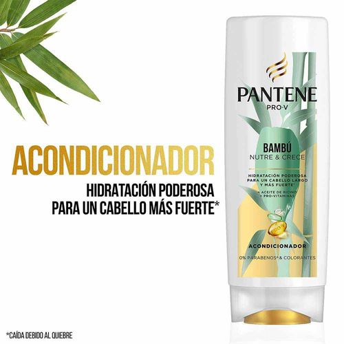 Acondicionador PANTENE  ProV bambú nutre & crece (400  ml)