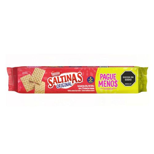 Galletas SALTINAS original x5 tacos (530  gr)