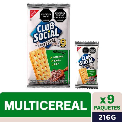 Galletas CLUB SOCIAL multicereal x9und (234  gr)