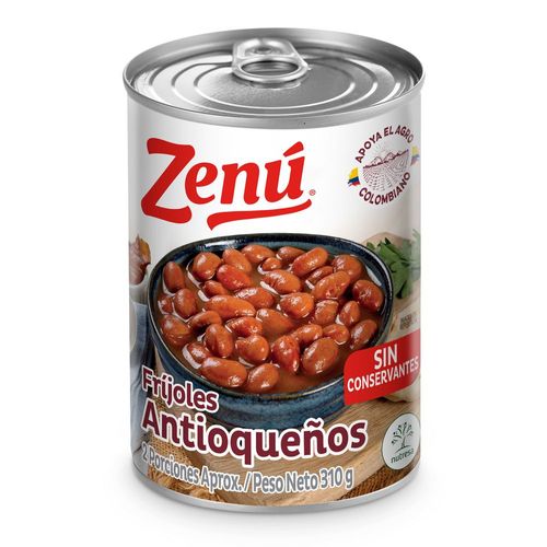 FRIJOL ANTIOQUENO ZENU 310  gr