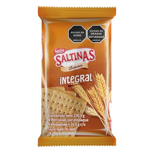 Galletas SALTINAS integrales x9und (220.5  gr)