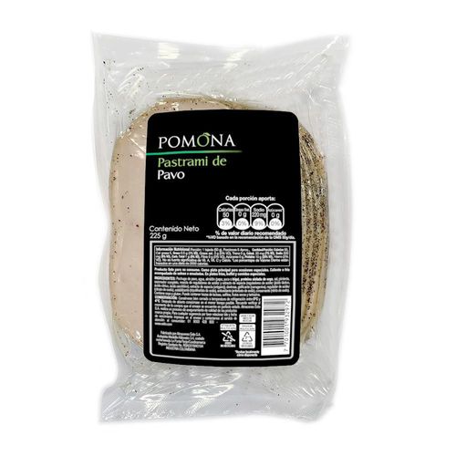 Pastrami de pavo Pomona Tajado (225  gr)