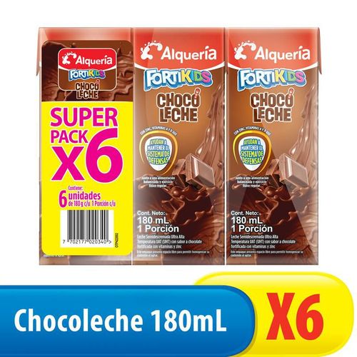 Chocoleche ALQUERIA tetra x6und 180ml (1080  ml)