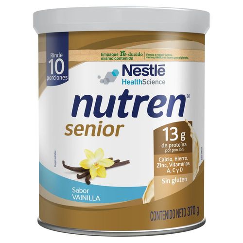 Complemento nutricional NESTLÉ HEALTH SCIENCE NUTREN Senior vainilla en polvo (370  gr)