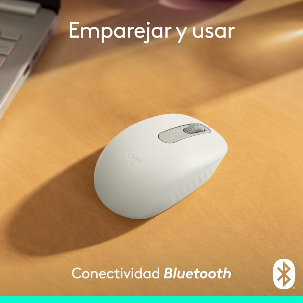 Mouse Bluetooth Inalámbrico Logitech M196 Blanco img #2