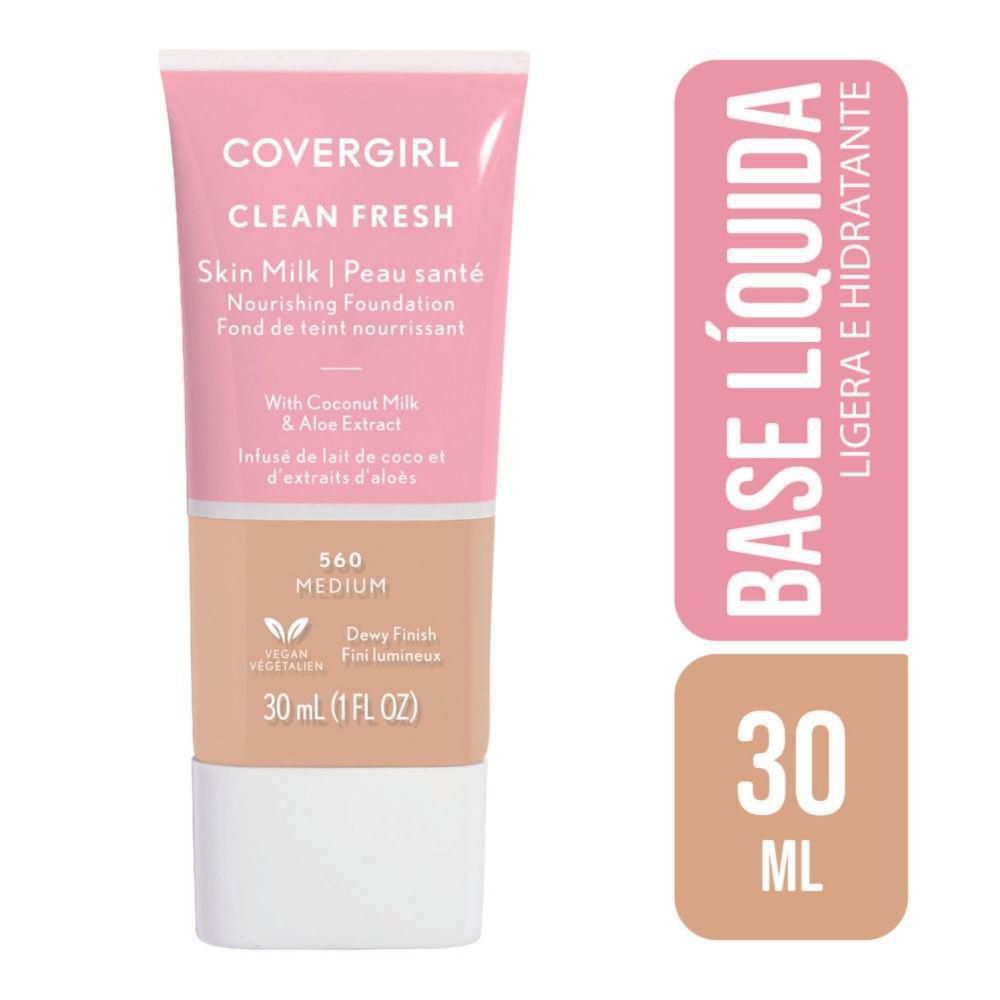 Base líquida COVERGIRL Clean fresh tono medium 560 (30  ml) img #1