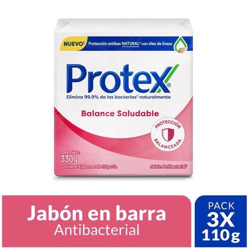 Jabón PROTEX Balance Saludable Barrax3und 110gr  (330  gr)