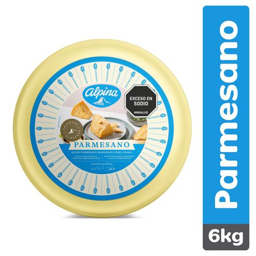 Queso ALPINA Parmesano porcionado en tienda