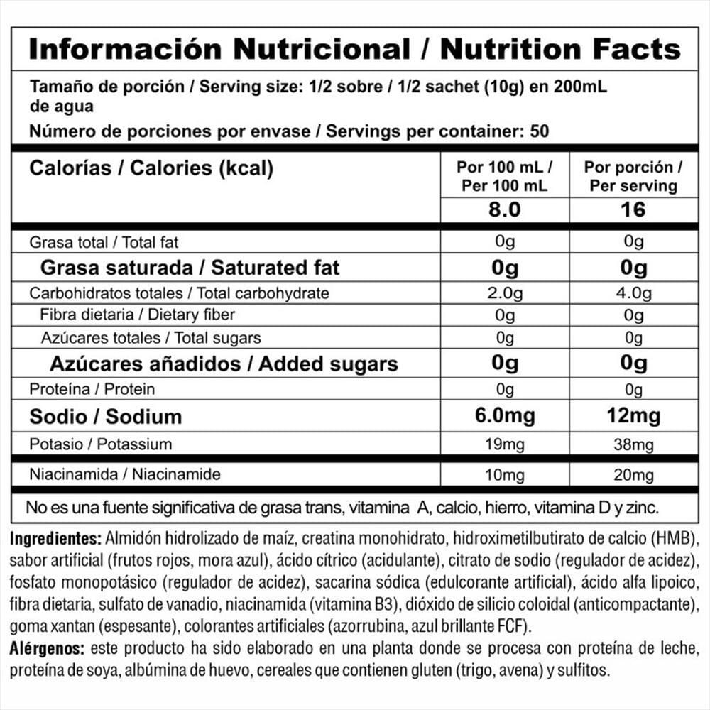 Crea Stack 1.3 Lb Sobres Creatina img #2