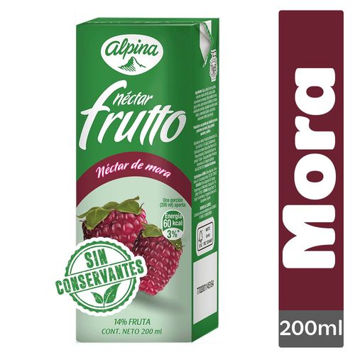 Néctar FRUTTO Mora Caja (200  ml)