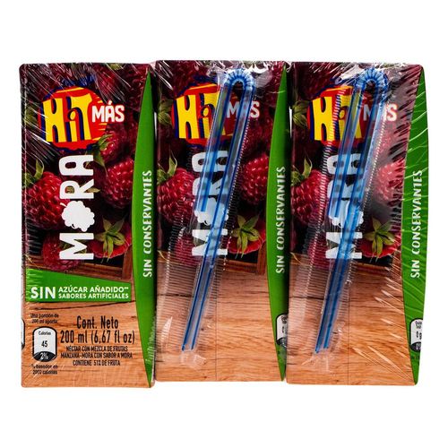 Néctar HIT Mora Caja x3und 200ml (600  ml)