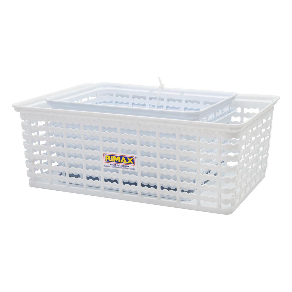 SET X 3 CANASTA DECO 9L4L RIMAX 9557 img #2