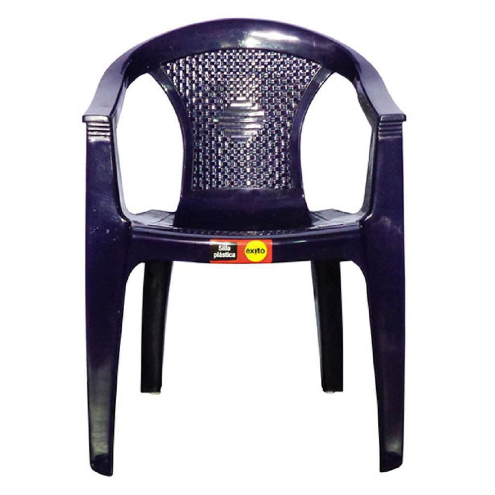 SILLA C/BRAZOS COLOR AZU EXITO 72531 img #1