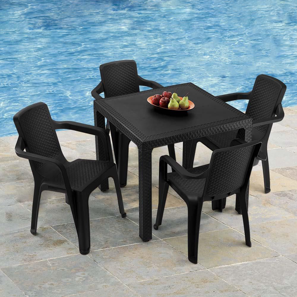 Silla Eterna Negra Con Brazos RIMAX 8746S img #2