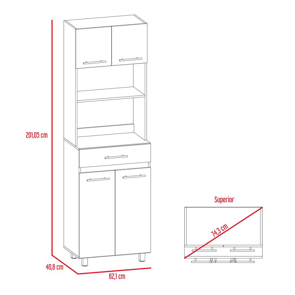 MODULO MICROONDAS LUNA (WENGUE FINLANDEK MLW 4849 img #6
