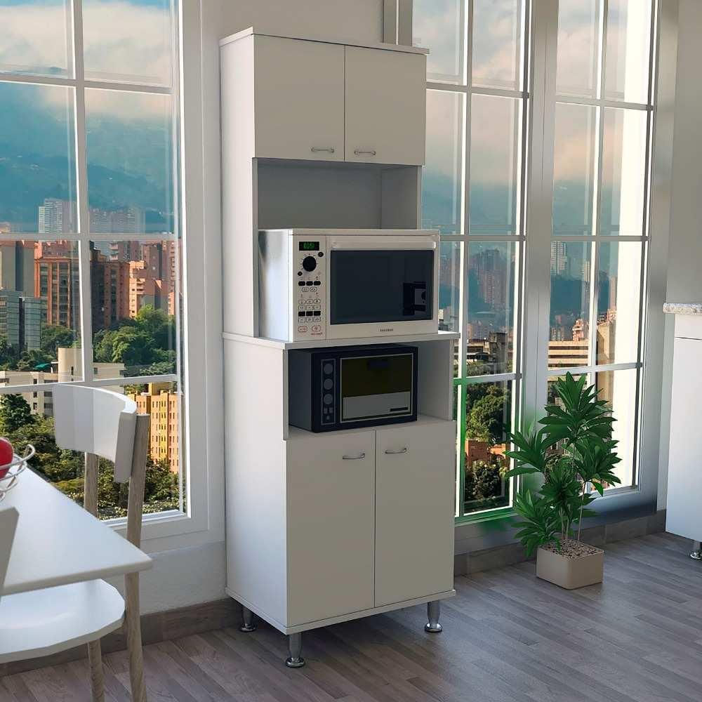 Módulo Para Microondas Kitchen Blanco 54 Cm img #3
