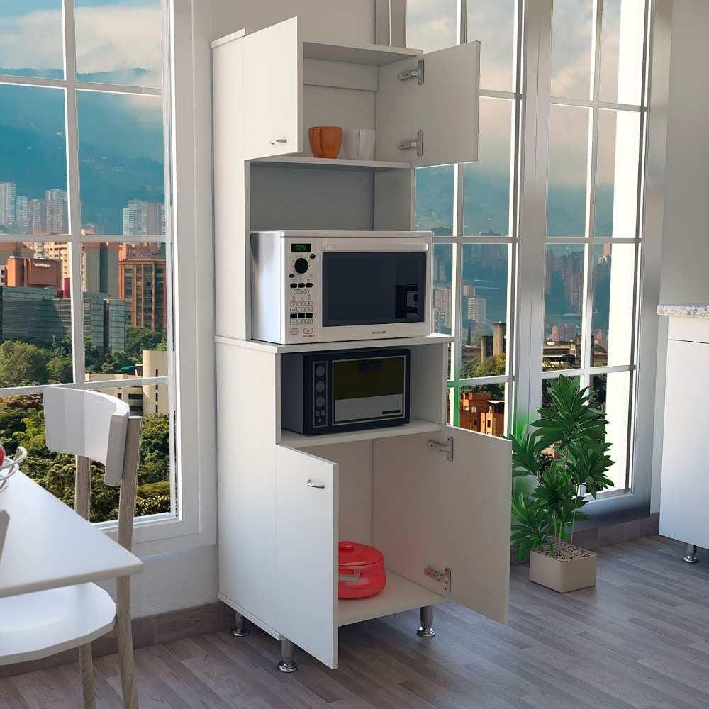 Módulo Para Microondas Kitchen Blanco 54 Cm img #4