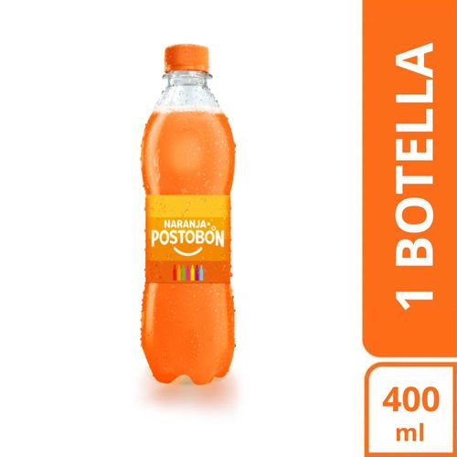 Gaseosa POSTOBON naranja botella (400  ml)
