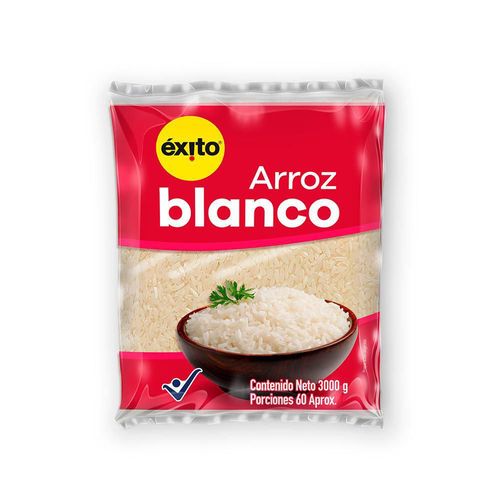 Arroz EXITO MARCA PROPIA blanco (3000  gr)