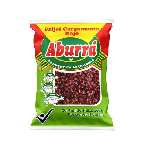Frijol ABURRA cargamanto rojo (500  gr)