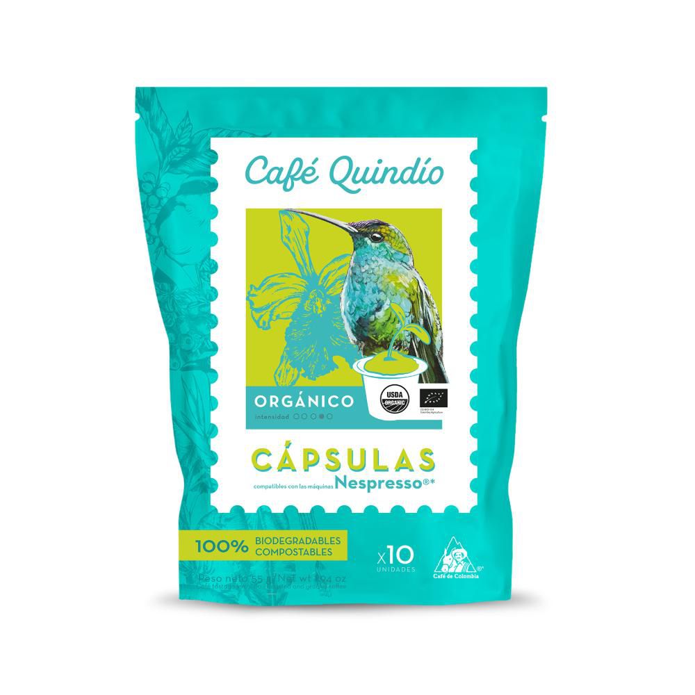Cápsulas de café CAFE QUINDIO orgánico x10und (55  gr) img #1