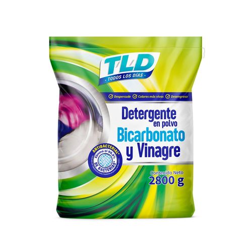 Detergente en polvo T/L/D TODOS LOS DIAS bicarbonato y vinagre (2800  gr)