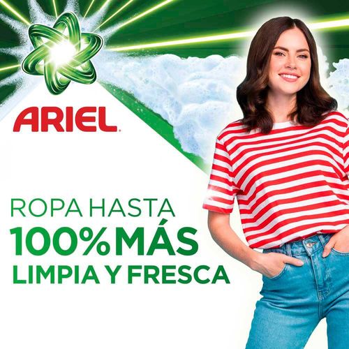 Detergente en polvo ARIEL triple poder ropa blanca y de color (2000  gr)