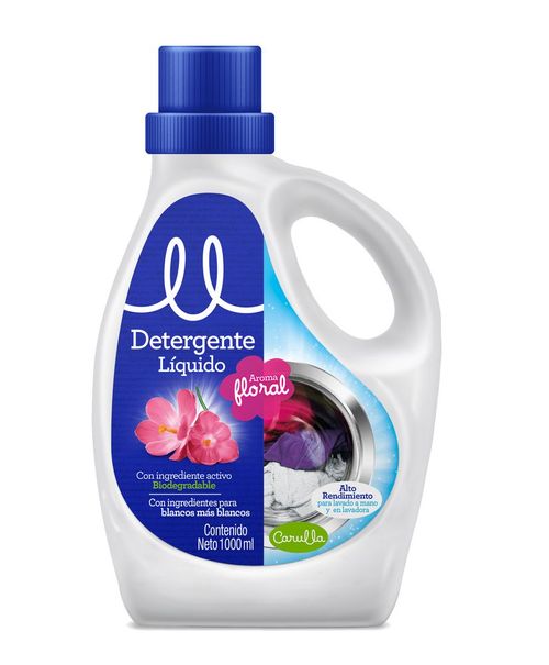 Detergente líquido CARULLA aroma floral (1000  ml)