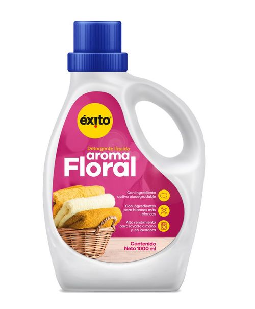 Detergente líquido EXITO MARCA PROPIA aroma floral (1000  ml)