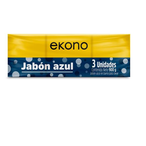 Jabón de barra EKONO azul (900  gr)