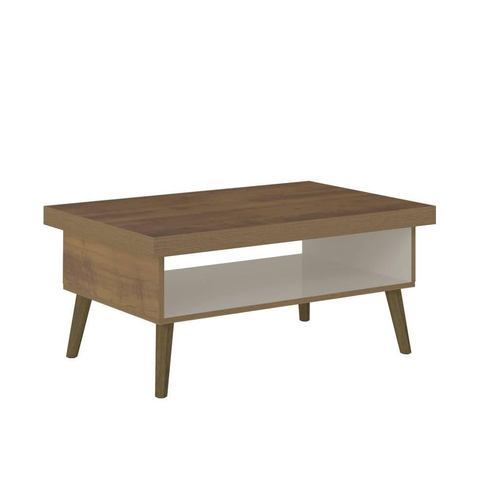 Mesa Lucca Pino Y Blanco 91 Cm Rectangular img #1