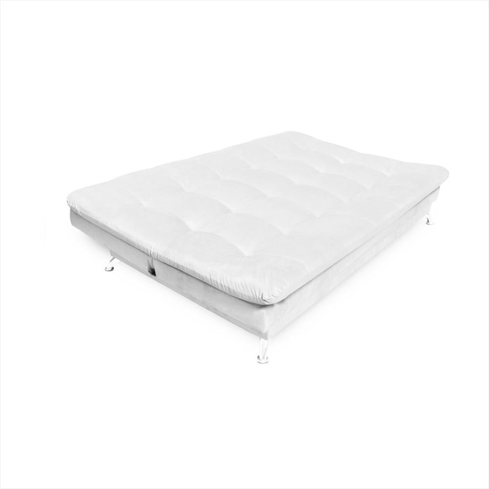 Sofá Clic Clac Multifuncional Magic Class Microfibra Blanco img #4