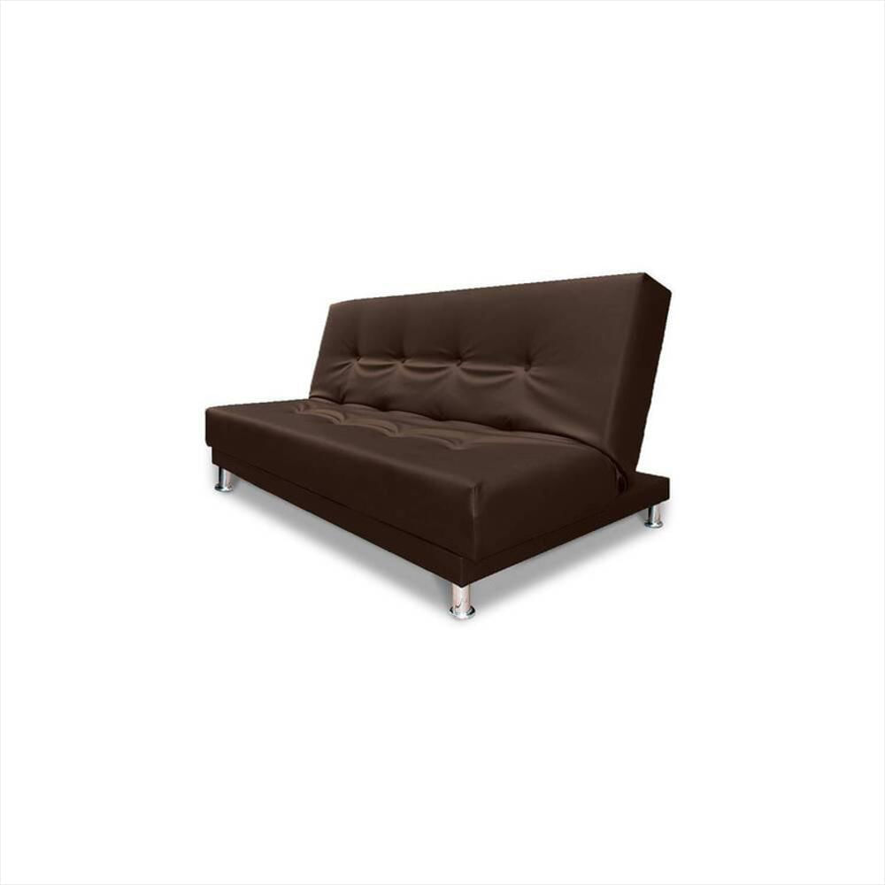 Sofa Cama Clic Premium Magic Class Microfibra Café img #2