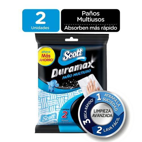 Paños de cocina SCOTT duramax multiusos (2  und)