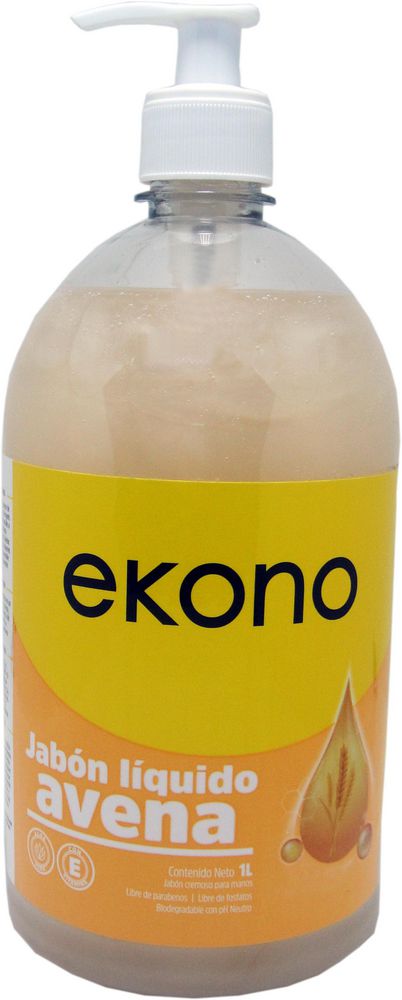 Jabón líquido EKONO avena (1000  ml)