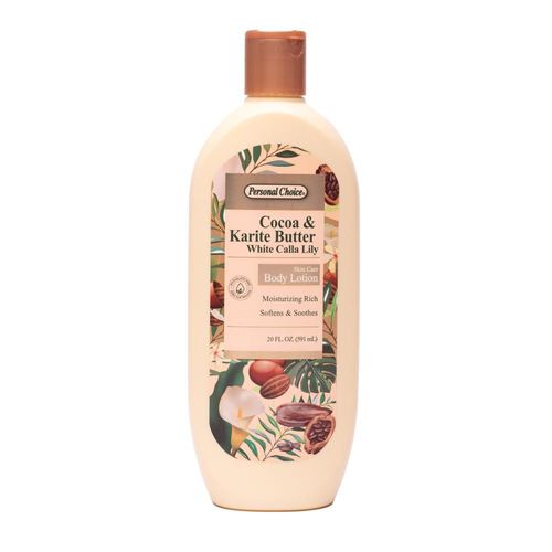 Crema corporal PERSONAL CHOICE MARCA EXCLUSIV cocoa  karité (591  ml)
