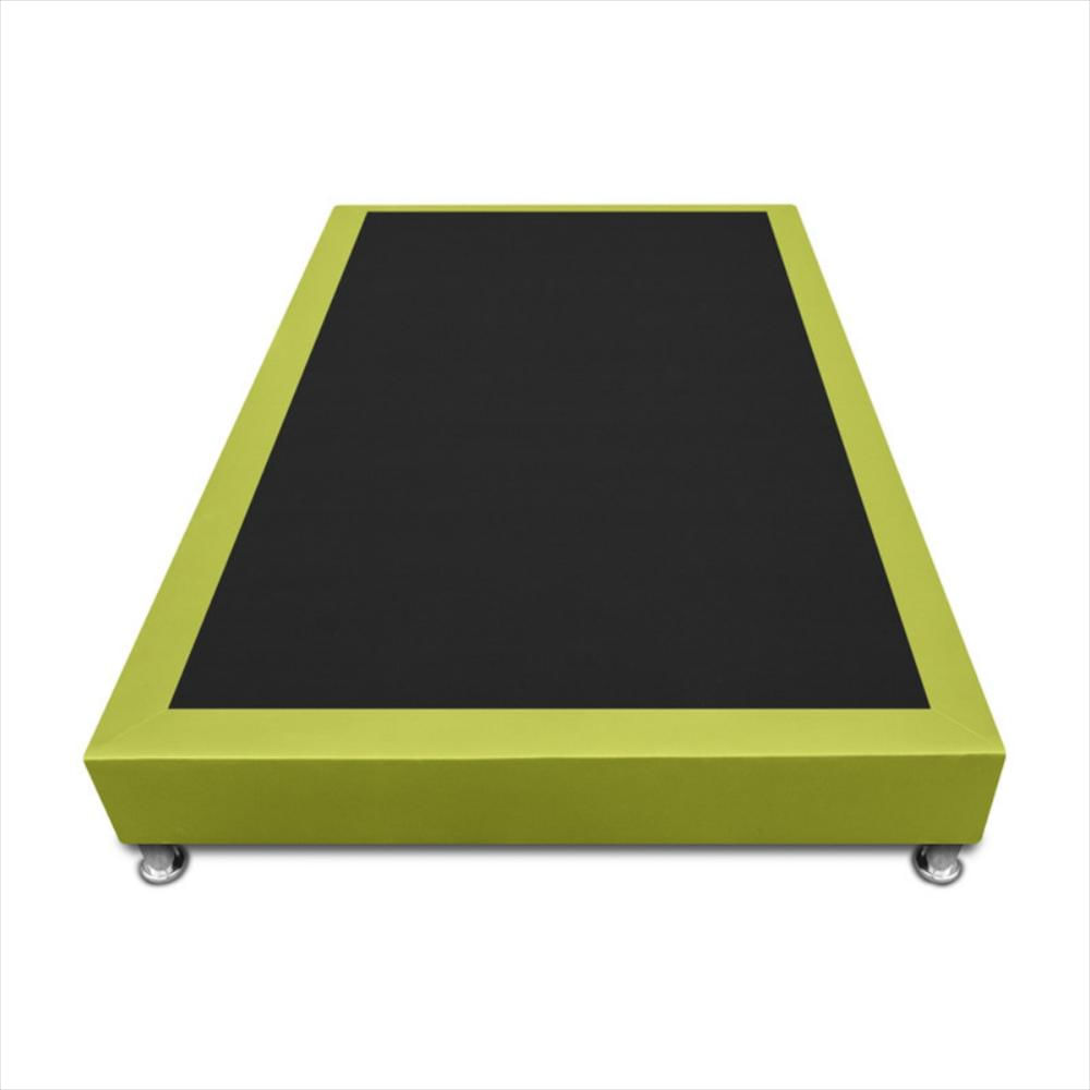 Base Cama Magic Class Sommier 120X190 Microfibra Verde img #3