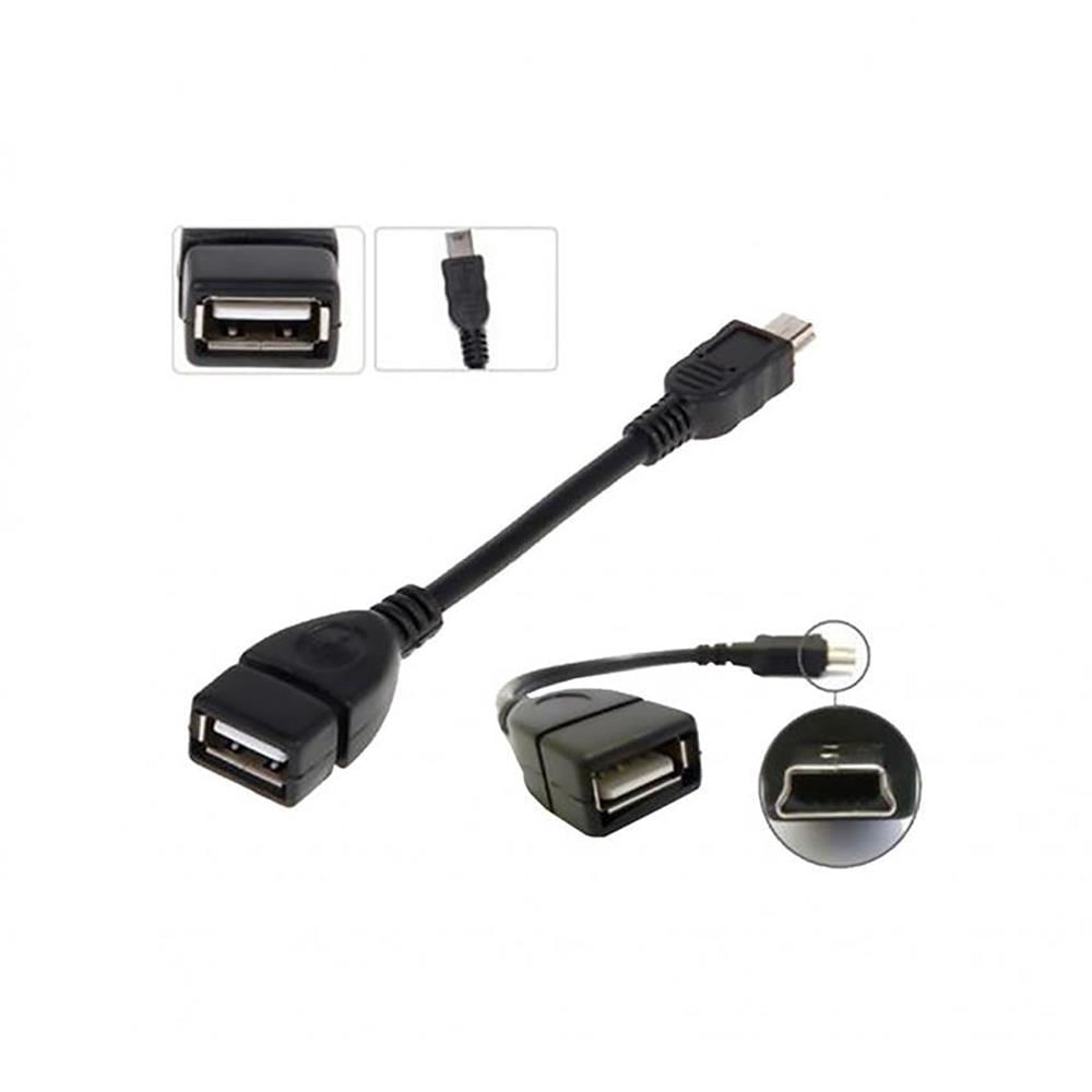 Cable Otg Mini Usb 5 Pines A Usb Hembra | Carulla