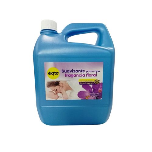 Suavizante EXITO MARCA PROPIA para ropa aroma floral (4000  ml)