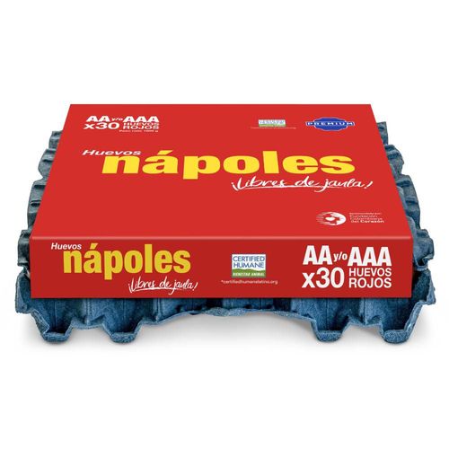 huevo NAPOLES libre jaula (1  und)