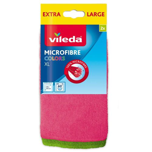 Paños VILEDA microfibra XL colors (2  und)