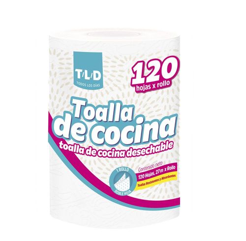 Toallas de cocina T/L/D TODOS LOS DIAS desechables (120  und)