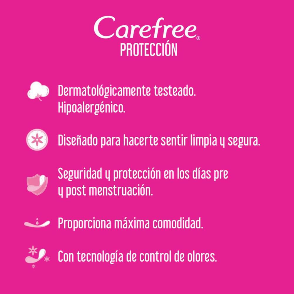 Protectores CAREFREE retiene el 100% de flujos leves (60  und) img #3