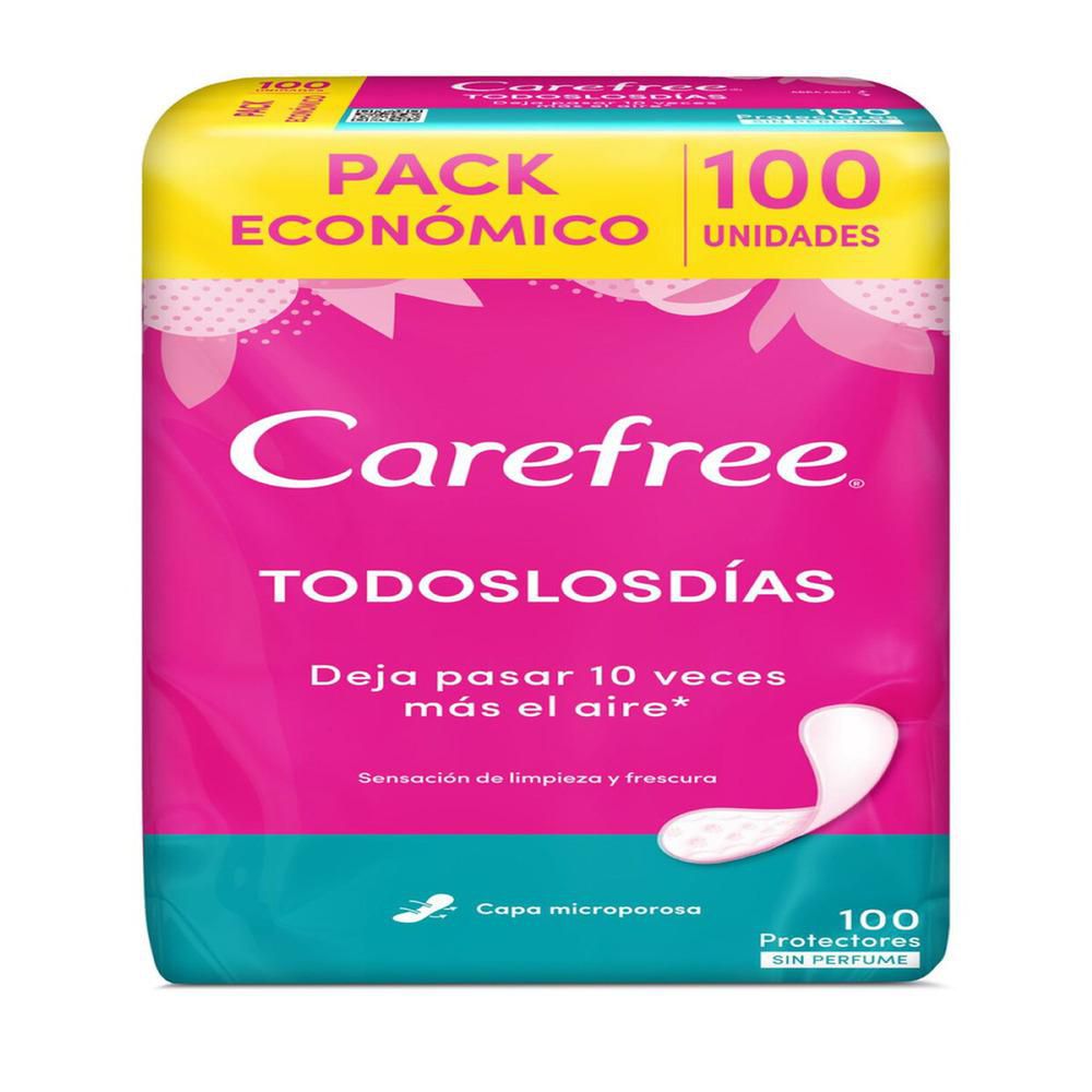 Protectores CAREFREE todos los días (100  und) img #2