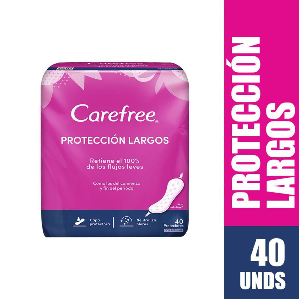 Protectores CAREFREE largos (40  und) img #1