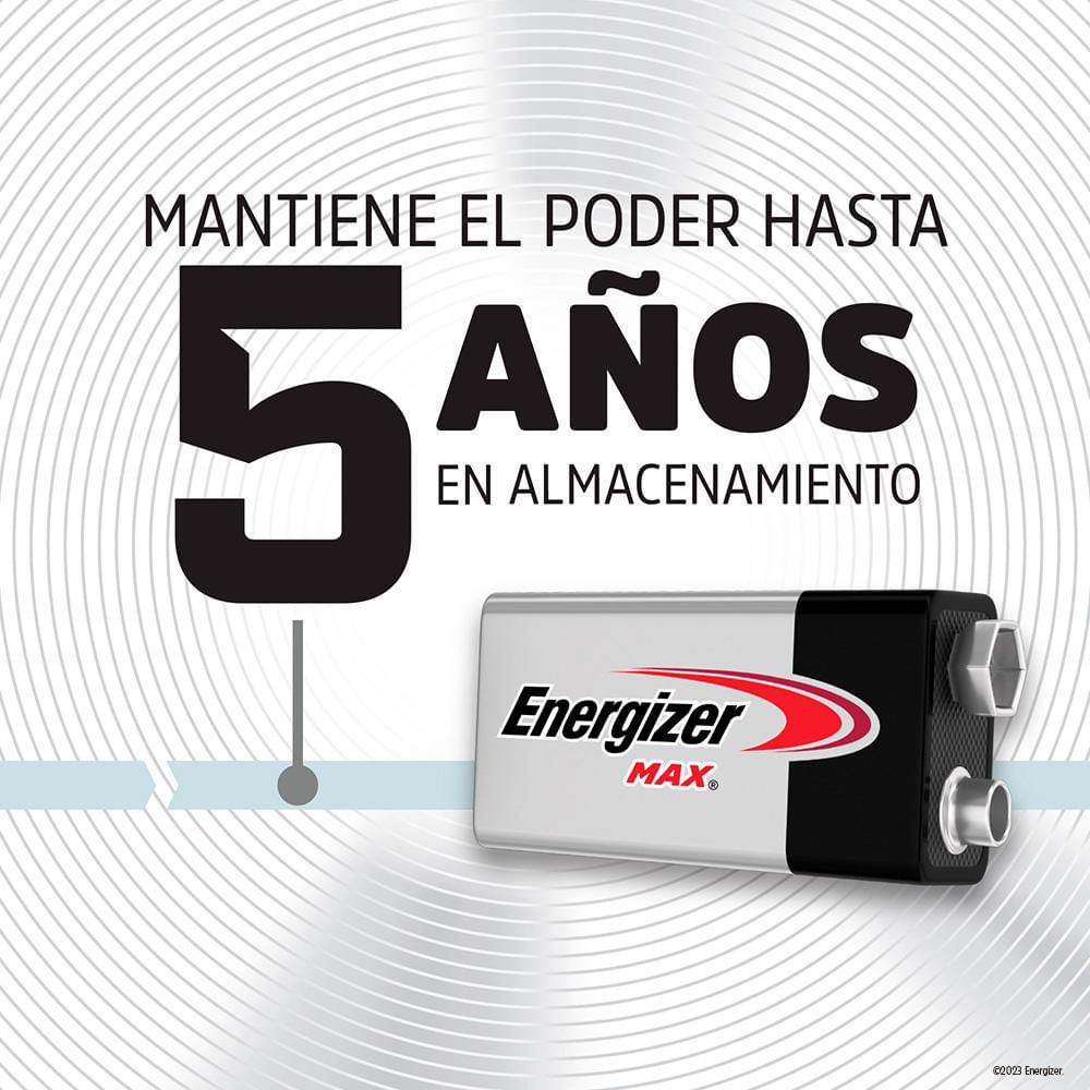 Pila Alcalina 9V x 1 Und ENERGIZER 522 img #2