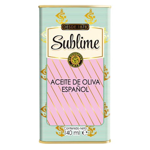 Aceite de oliva SUBLIME MARCA EXCLUSIVA 100% puro (140  ml)