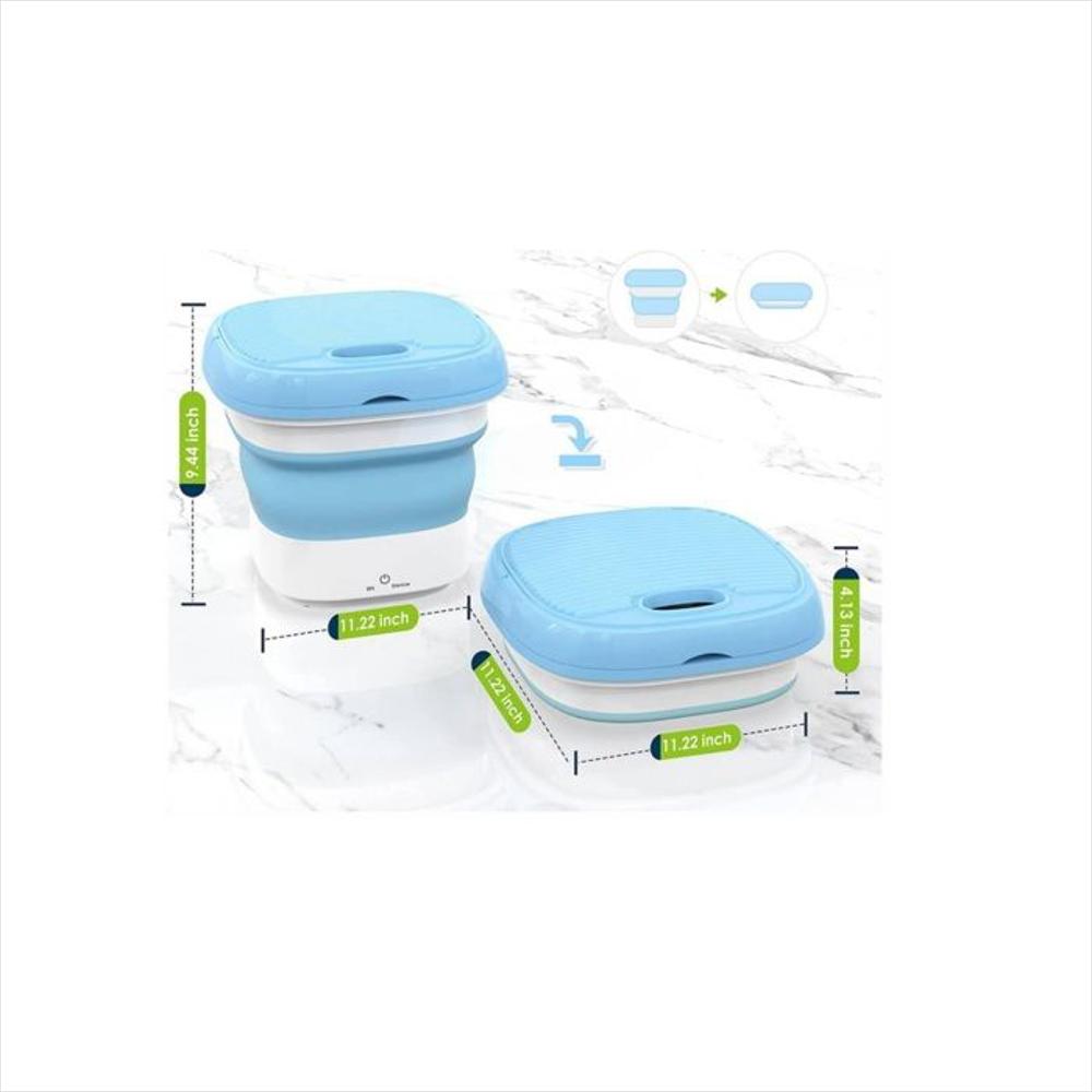Mini Lavadora Automatica Electrica Portatil Plegable img #3