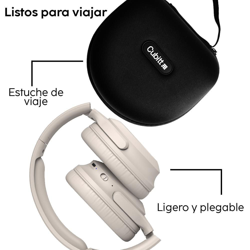 Audifonos CUBITT HEADPHONES CUBITT Inalámbricos ROSADO img #3