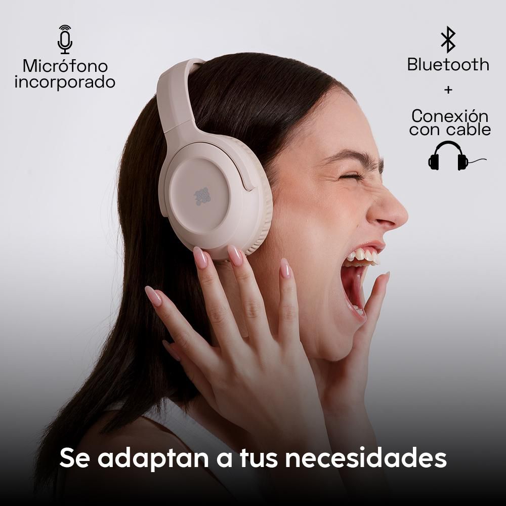 Audifonos CUBITT HEADPHONES CUBITT Inalámbricos ROSADO img #5